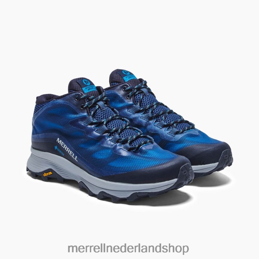 Merrell Heren 4FFP6T193 moab speed mid gore-tex (j135413) schoenen marine