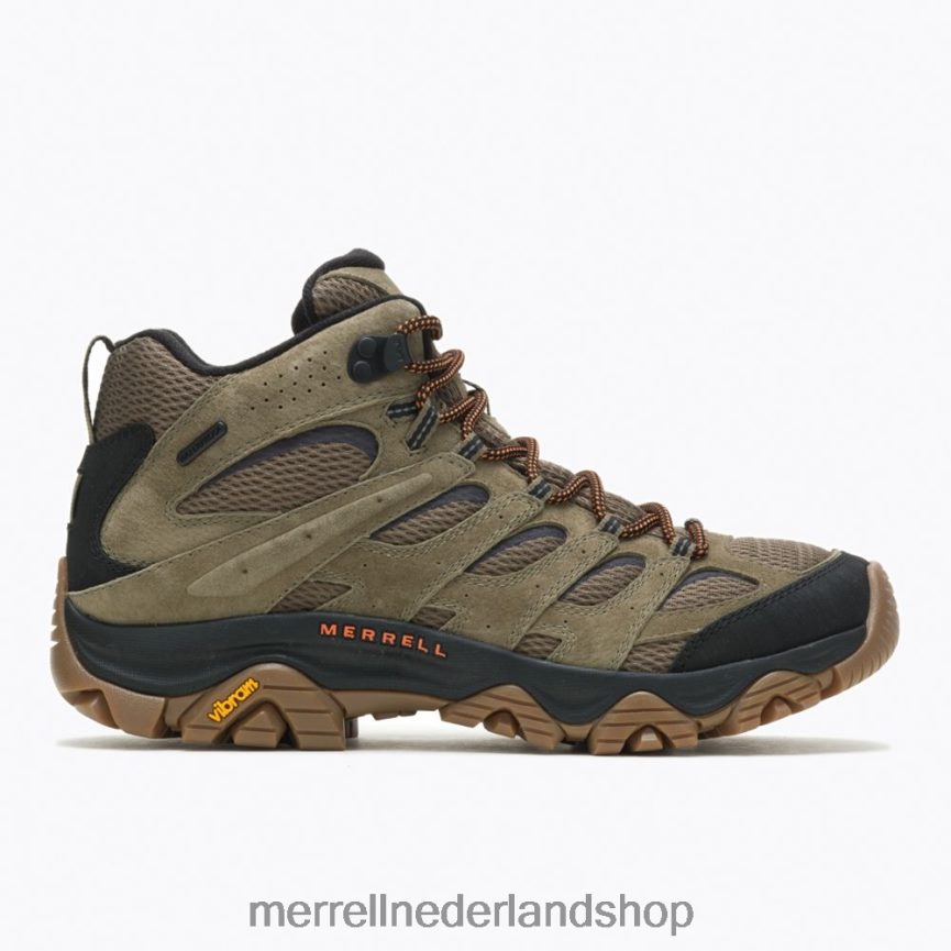 Merrell Heren 4FFP6T218 moab 3 mid waterdicht brede breedte (j036549w) schoenen olijf/kauwgom