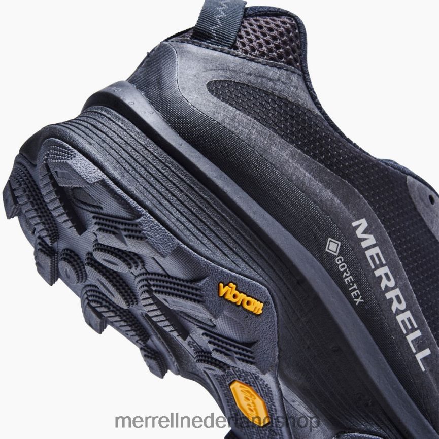 Merrell Heren 4FFP6T23 moab snelheid gore-tex (j067083) schoenen zwart/asfalt