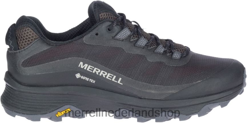 Merrell Heren 4FFP6T23 moab snelheid gore-tex (j067083) schoenen zwart/asfalt