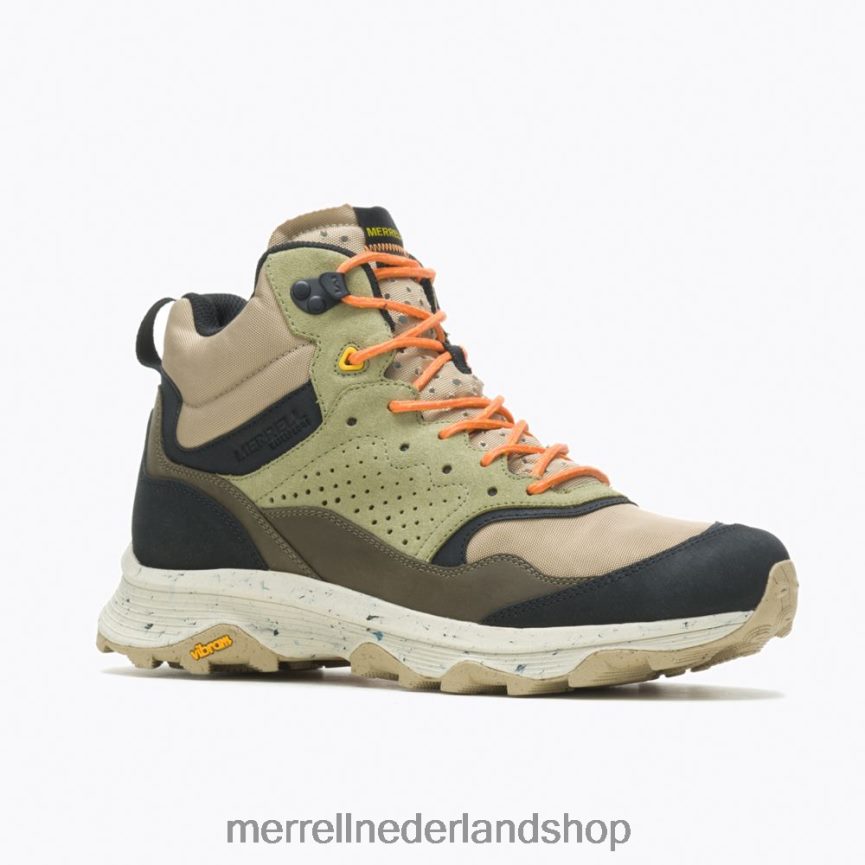 Merrell Heren 4FFP6T36 speed solo mid waterdicht (j004535) schoenen klei/olijf