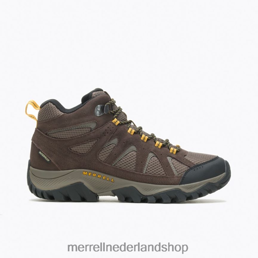 Merrell Heren 4FFP6T604 oakcreek midden waterdicht brede breedte (j036401w) schoenen espresso