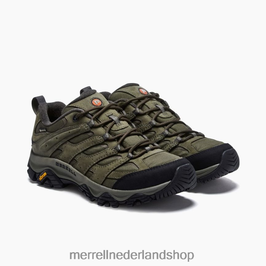 Merrell Heren 4FFP6T656 moab 3 gladde gore-tex (j036363) schoenen olijf