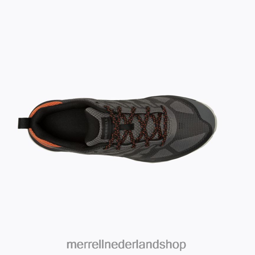 Merrell Heren 4FFP6T73 speed eco waterdicht (j036999) schoenen houtskool/mandarijn