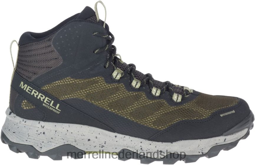 Merrell Heren 4FFP6T780 speed strike mid waterdicht (j066879) schoenen olijf