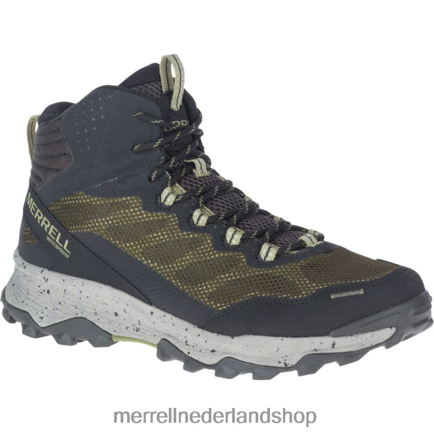 Merrell Heren 4FFP6T780 speed strike mid waterdicht (j066879) schoenen olijf