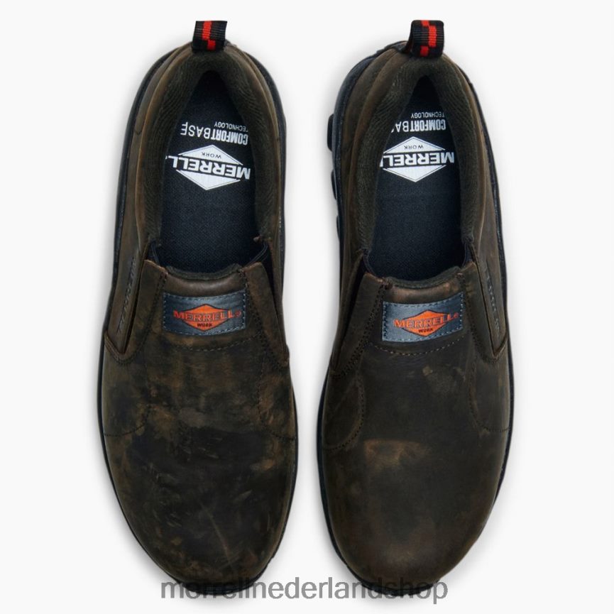 Merrell Heren 4FFP6T340 jungle moc leer sr werkschoen (j099323) schoenen espresso