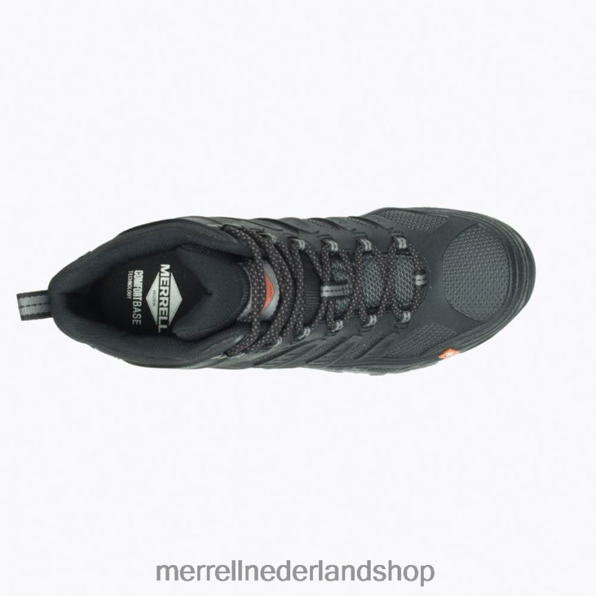 Merrell Heren 4FFP6T342 moab velocity mid waterdichte koolstofvezel brede breedte (j099429w) schoenen zwart