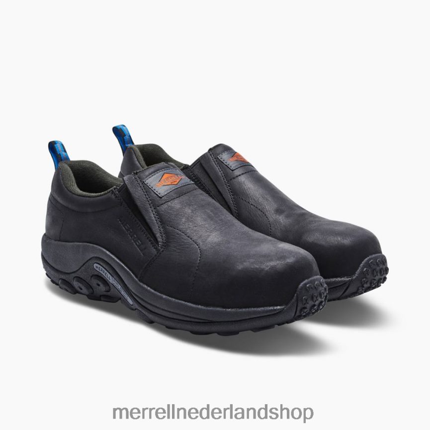Merrell Heren 4FFP6T345 jungle moc lederen comp teen werkschoen (j099317) schoenen zwart
