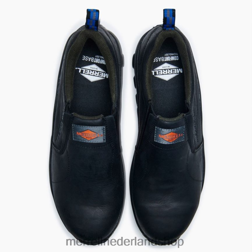 Merrell Heren 4FFP6T345 jungle moc lederen comp teen werkschoen (j099317) schoenen zwart