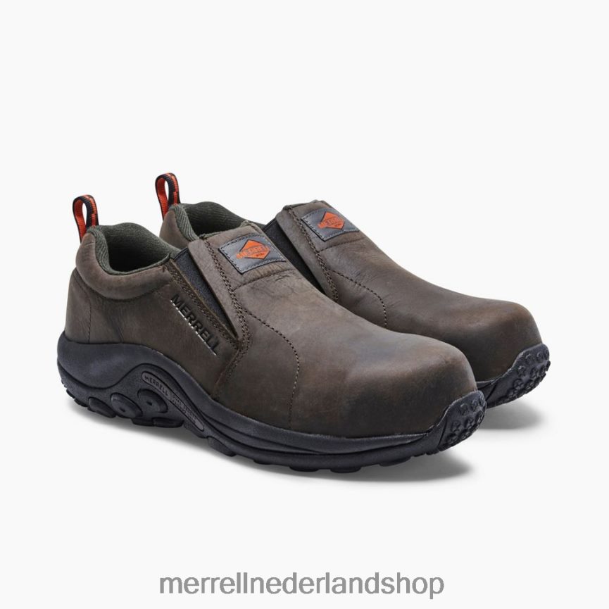 Merrell Heren 4FFP6T346 jungle moc lederen comp teen werkschoen (j099319) schoenen espresso
