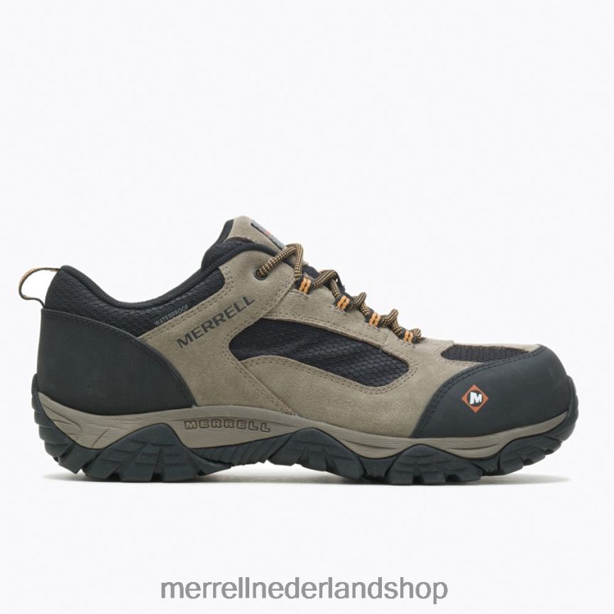 Merrell Heren 4FFP6T385 moab onset waterdichte comp teen werkschoen (j099505) schoenen okkernoot