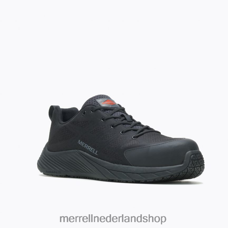 Merrell Heren 4FFP6T439 moab vlucht koolstofvezel brede breedte (j004625w) schoenen zwart