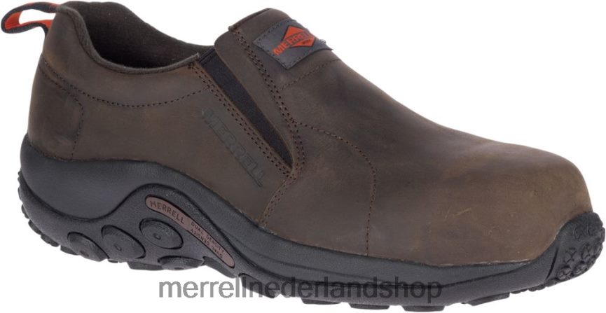 Merrell Heren 4FFP6T487 jungle moc lederen comp toe werkschoen brede breedte (j099319w) schoenen espresso