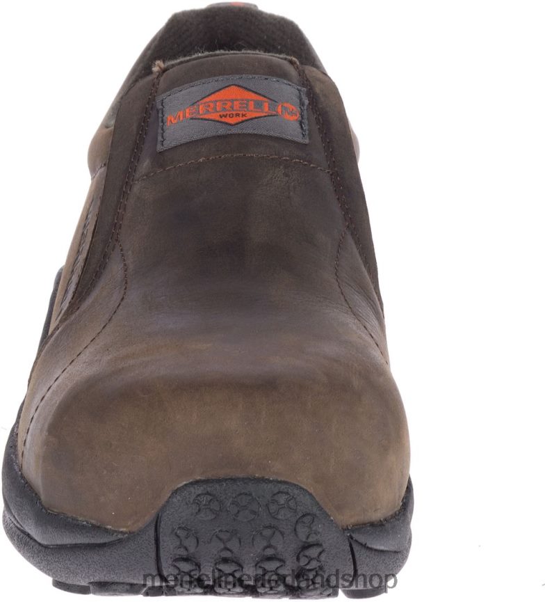 Merrell Heren 4FFP6T487 jungle moc lederen comp toe werkschoen brede breedte (j099319w) schoenen espresso