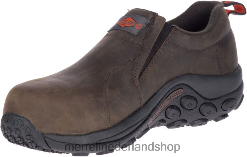 Merrell Heren 4FFP6T487 jungle moc lederen comp toe werkschoen brede breedte (j099319w) schoenen espresso