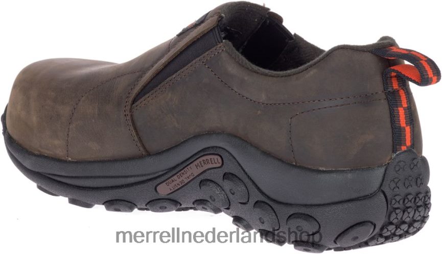 Merrell Heren 4FFP6T487 jungle moc lederen comp toe werkschoen brede breedte (j099319w) schoenen espresso