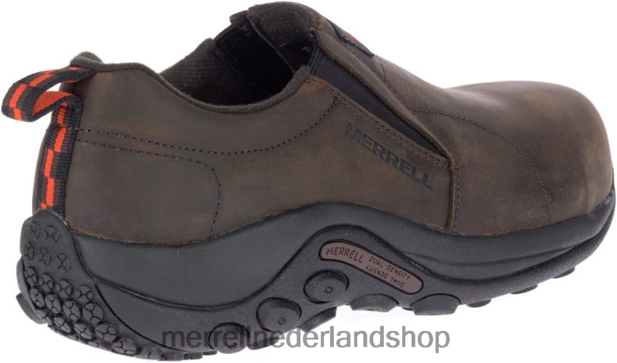 Merrell Heren 4FFP6T487 jungle moc lederen comp toe werkschoen brede breedte (j099319w) schoenen espresso