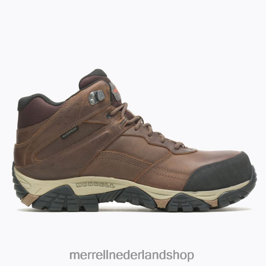 Merrell Heren 4FFP6T494 moab adventure mid waterdichte koolstofvezel brede breedte (j004633w) schoenen toffee