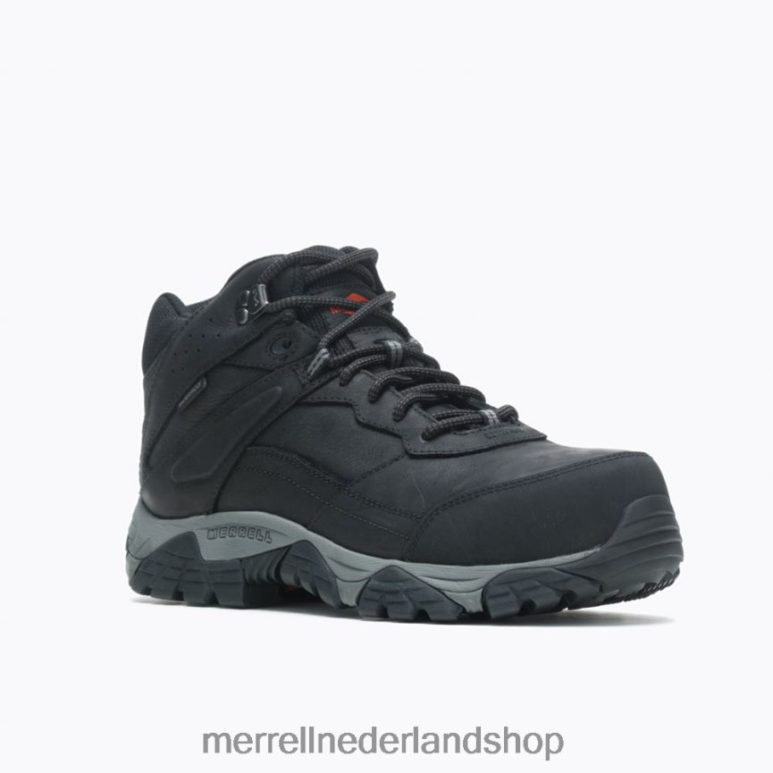 Merrell Heren 4FFP6T495 moab adventure mid waterdichte koolstofvezel brede breedte (j004631w) schoenen zwart
