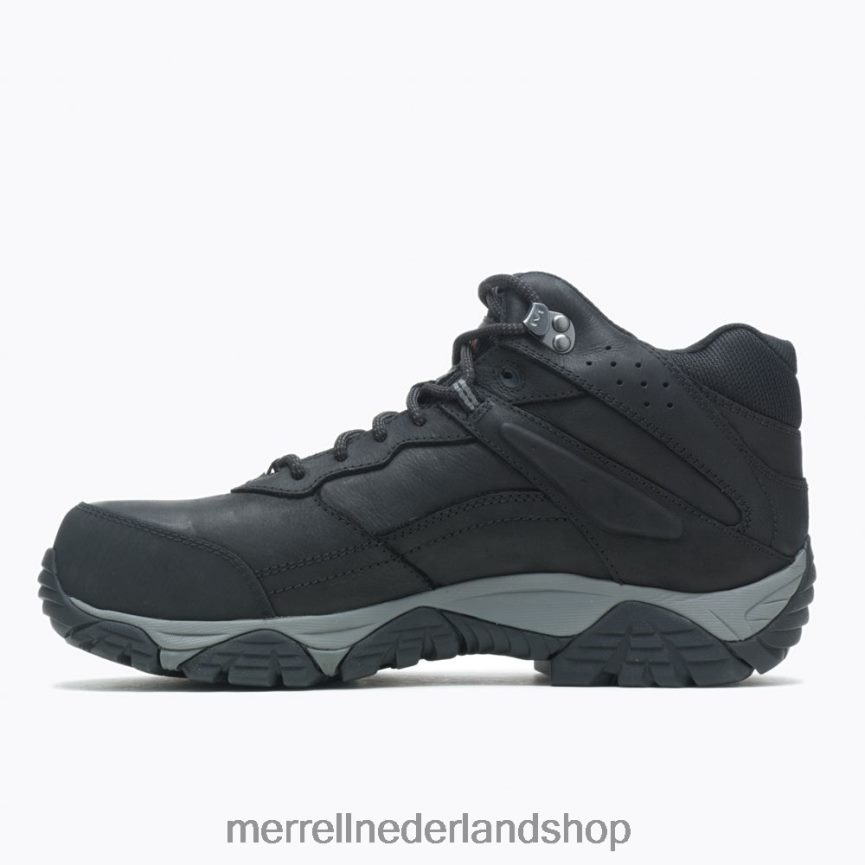 Merrell Heren 4FFP6T495 moab adventure mid waterdichte koolstofvezel brede breedte (j004631w) schoenen zwart