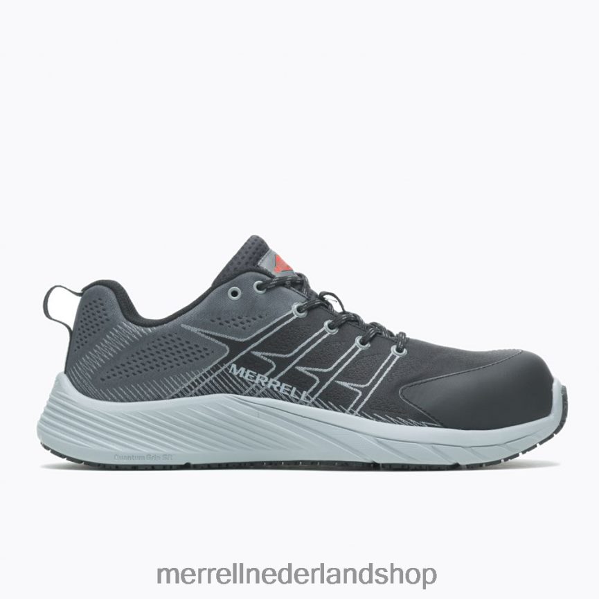 Merrell Heren 4FFP6T510 moab vlucht koolstofvezel (j004627) schoenen zwart/monumentaal