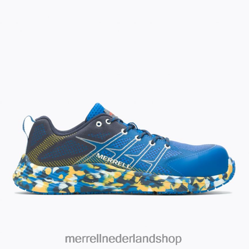 Merrell Heren 4FFP6T511 moab vlucht koolstofvezel (j005233) schoenen blauw