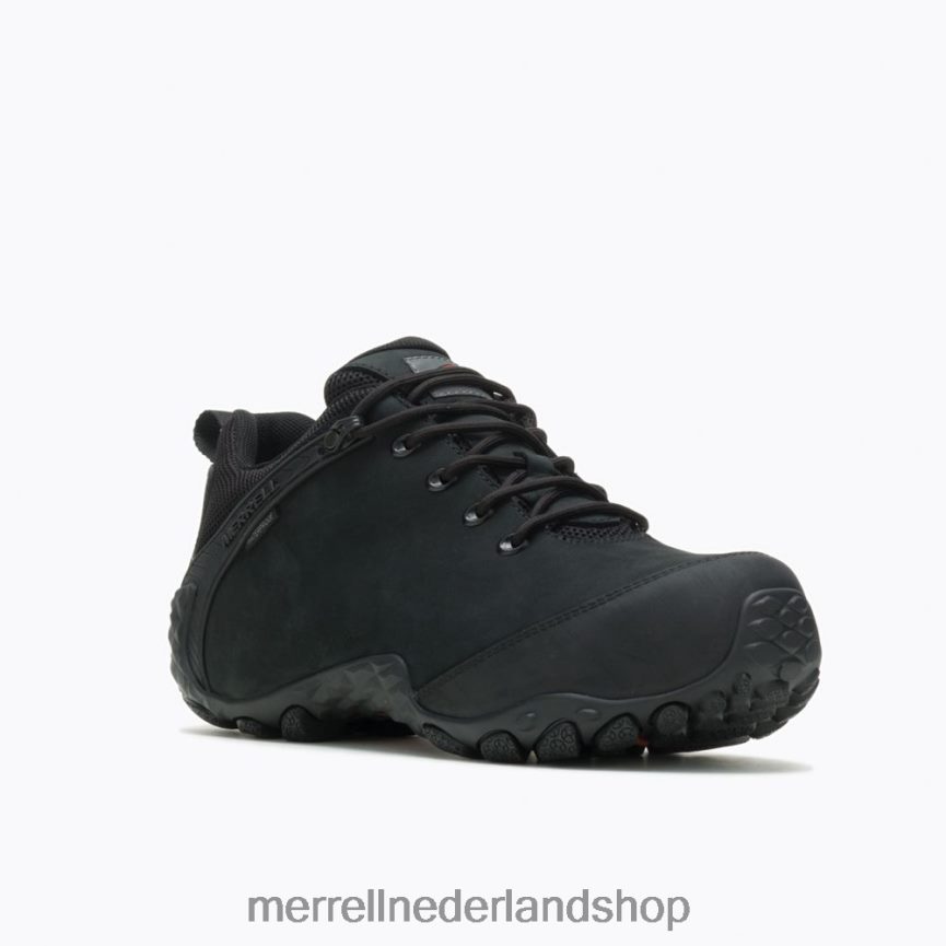Merrell Heren 4FFP6T659 kameleon flux leer waterdicht koolstofvezel (j003899) schoenen zwart