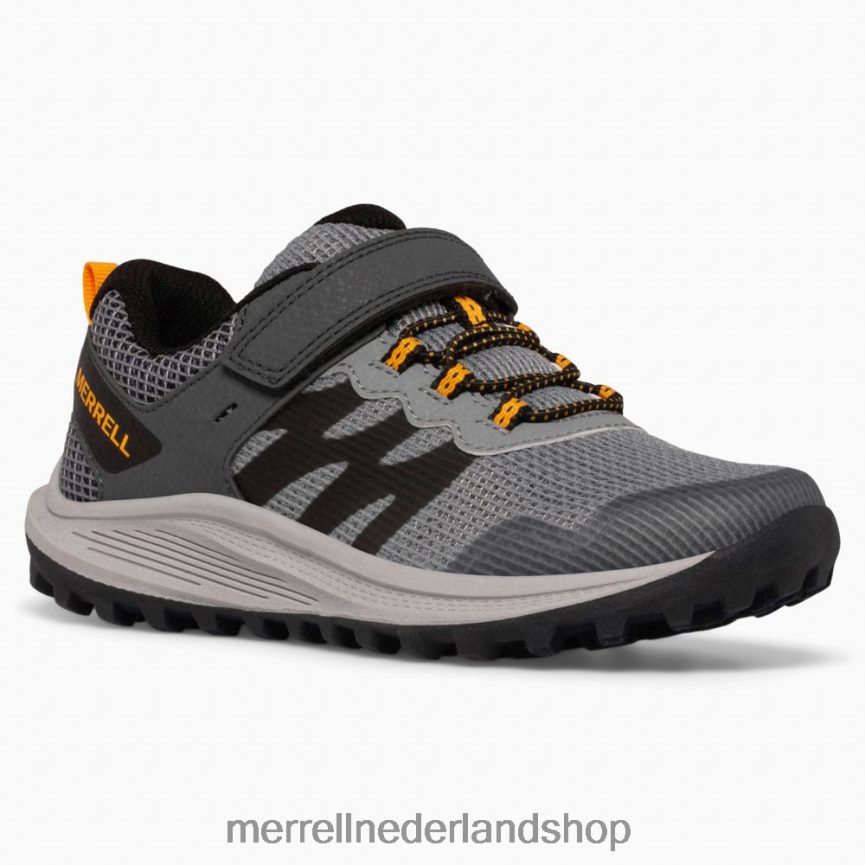 Merrell kinderen 4FFP6T1356 nova 3 sneaker (mk266785) schoenen grijs/oranje