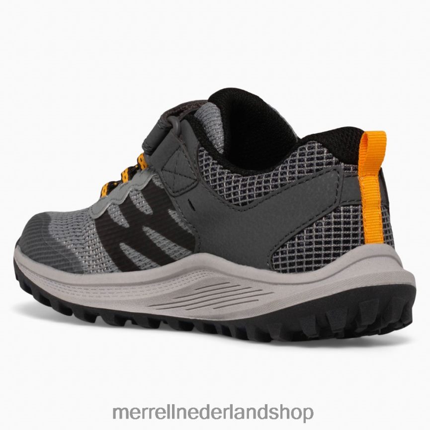 Merrell kinderen 4FFP6T1356 nova 3 sneaker (mk266785) schoenen grijs/oranje