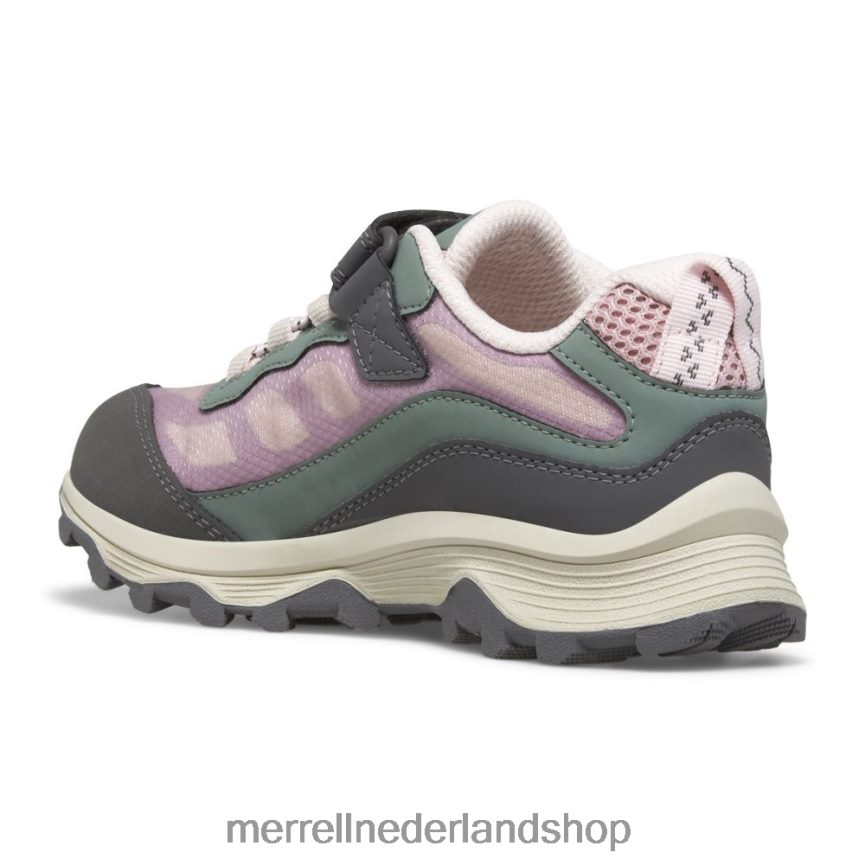 Merrell kinderen 4FFP6T1361 moab speed low a/c waterdicht (mk167235) schoenen stoffig roze/olijfgroen