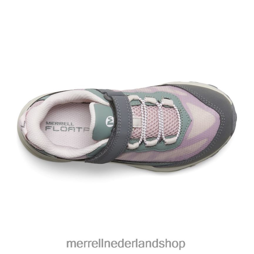 Merrell kinderen 4FFP6T1361 moab speed low a/c waterdicht (mk167235) schoenen stoffig roze/olijfgroen