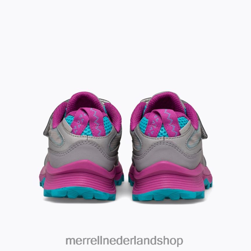 Merrell kinderen 4FFP6T1362 moab speed low a/c waterdicht (mk165211) schoenen grijs/zilver/turkoois