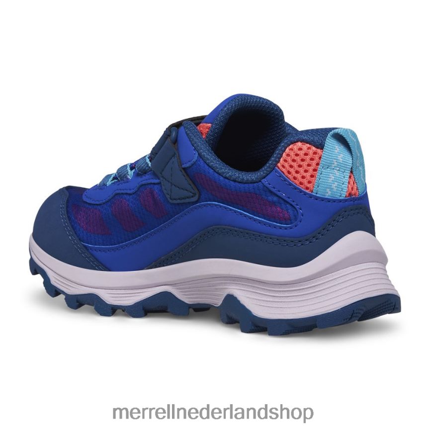 Merrell kinderen 4FFP6T1364 moab speed low a/c waterdicht (mk166989) schoenen blauw/bessen/turq