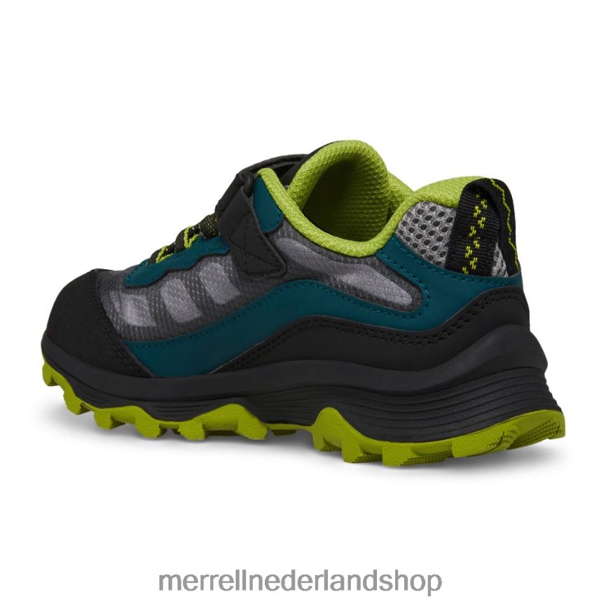 Merrell kinderen 4FFP6T1365 moab speed low a/c waterdicht (mk267111) schoenen diep groen/zwart