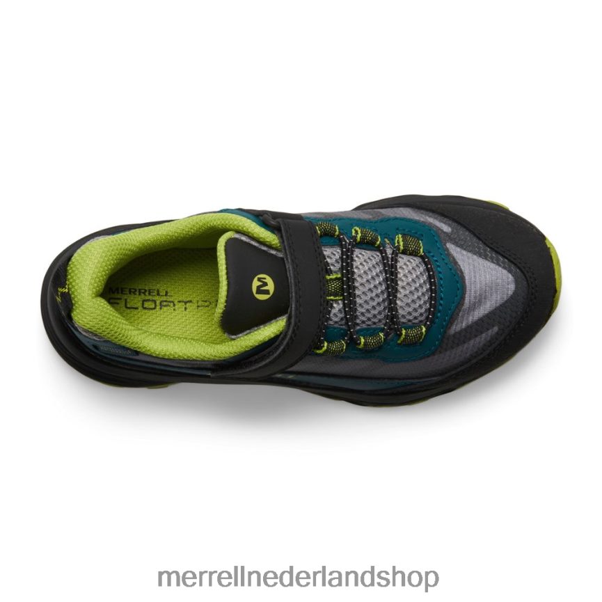Merrell kinderen 4FFP6T1365 moab speed low a/c waterdicht (mk267111) schoenen diep groen/zwart