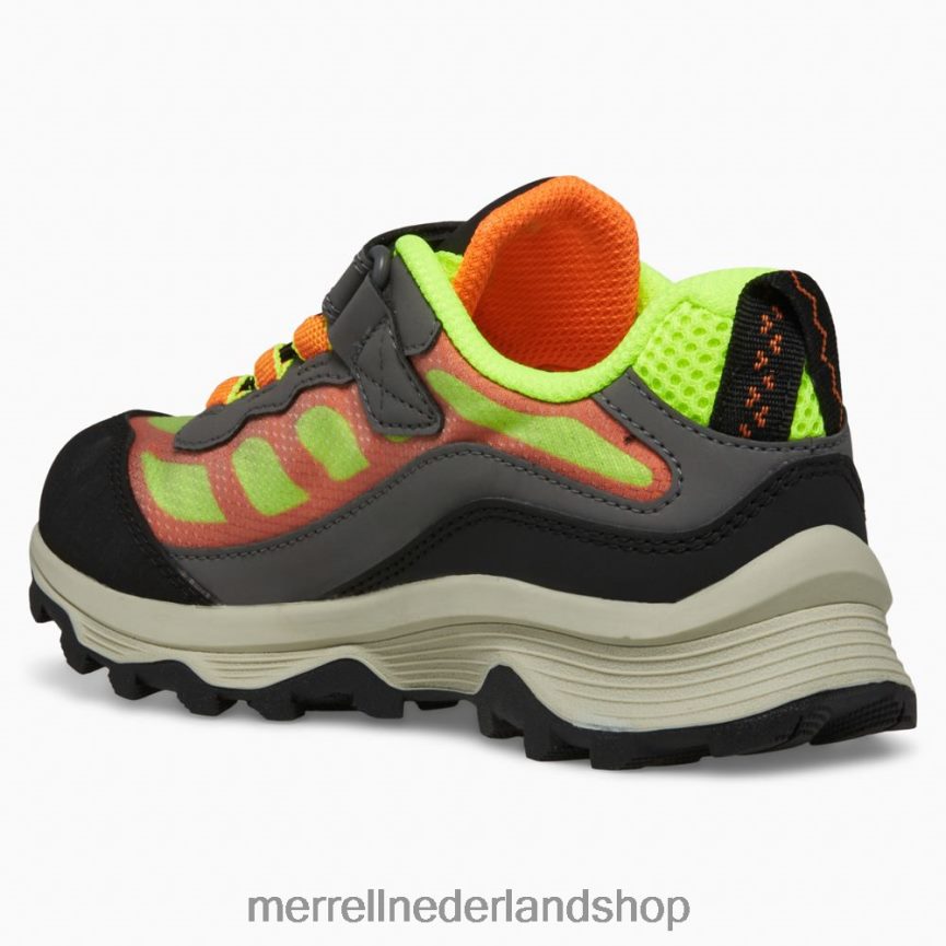 Merrell kinderen 4FFP6T1366 moab speed low a/c waterdicht (mk266774) schoenen grijs/hoi viz/oranje