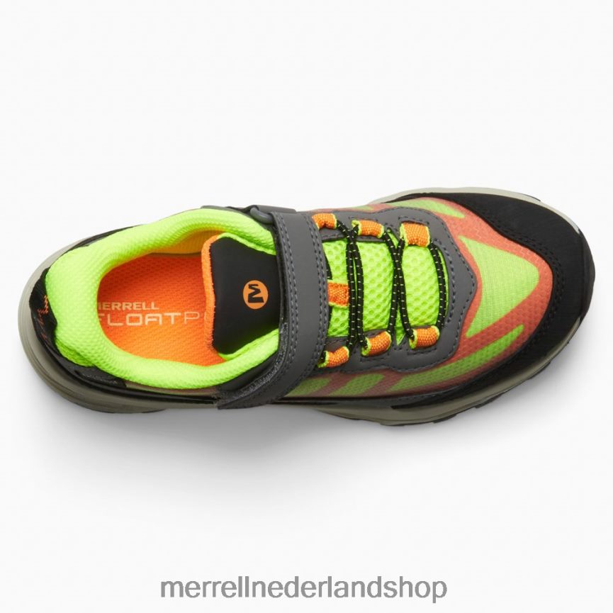 Merrell kinderen 4FFP6T1366 moab speed low a/c waterdicht (mk266774) schoenen grijs/hoi viz/oranje