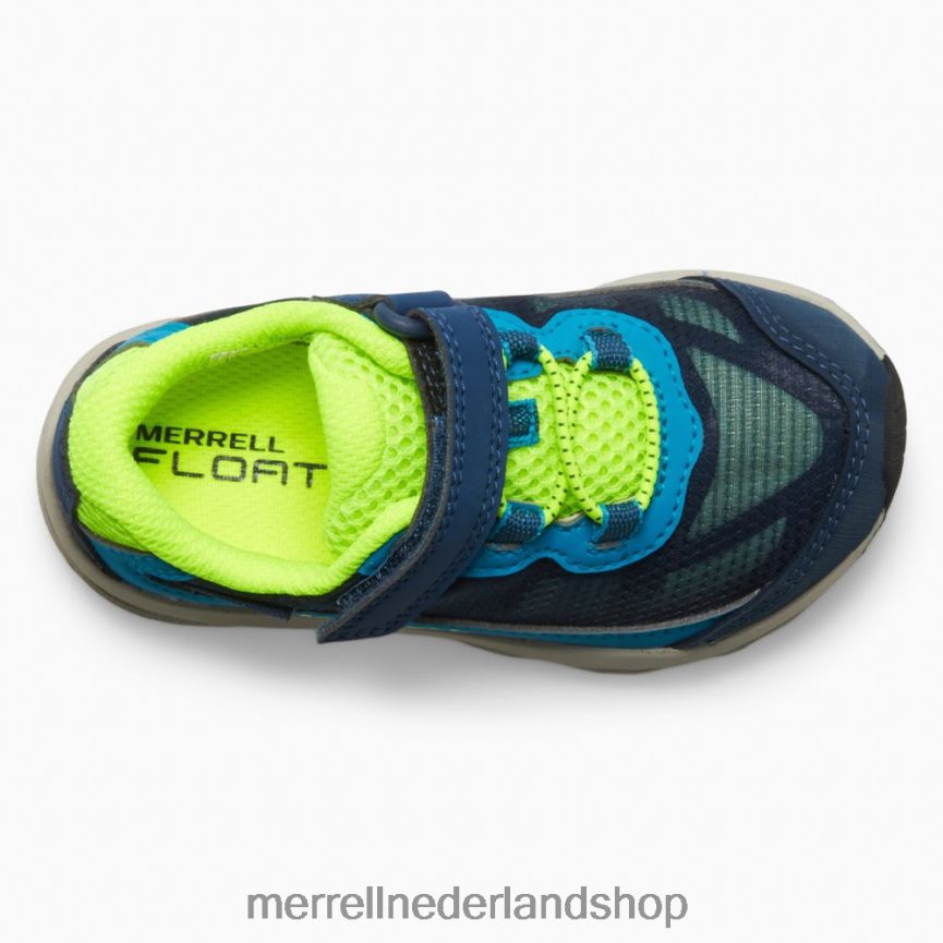 Merrell kinderen 4FFP6T1368 moab snelheid laag a/c jr. waterdichte sneaker (ml267122) schoenen marine/hi nl