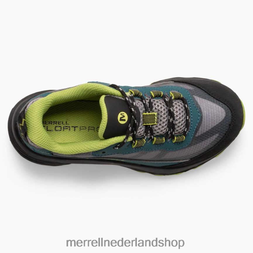 Merrell kinderen 4FFP6T1370 moab snelheid laag waterdicht (mk266264) schoenen diep groen/zwart