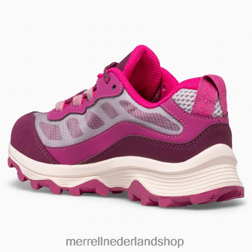 Merrell kinderen 4FFP6T1376 moab snelheid laag waterdicht (mk165980) schoenen grijs/bes