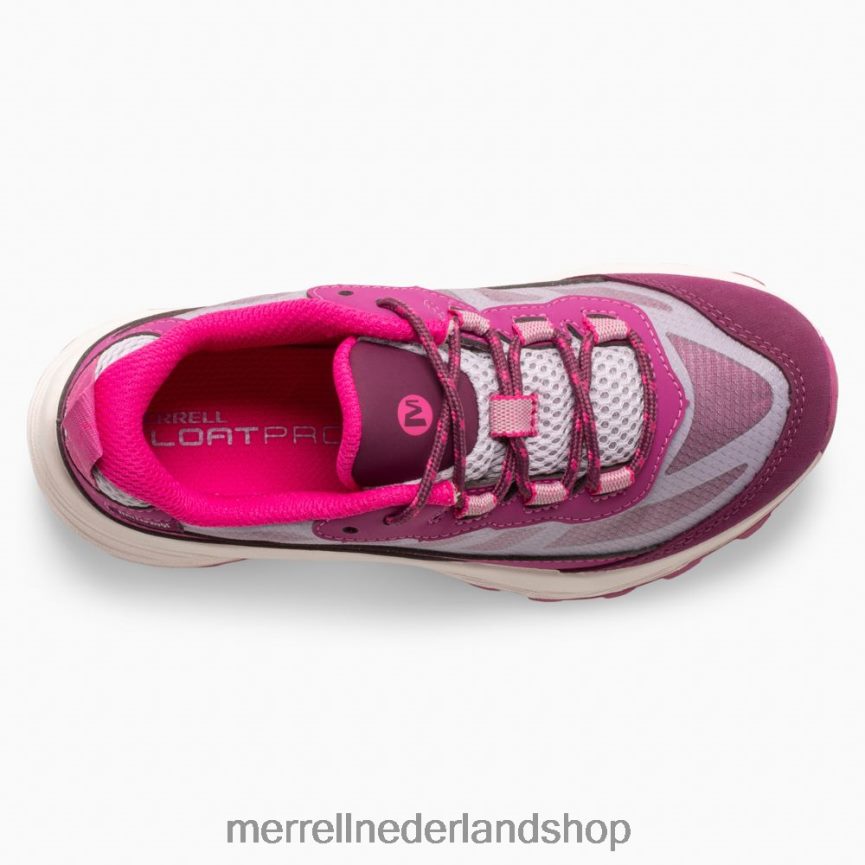 Merrell kinderen 4FFP6T1376 moab snelheid laag waterdicht (mk165980) schoenen grijs/bes