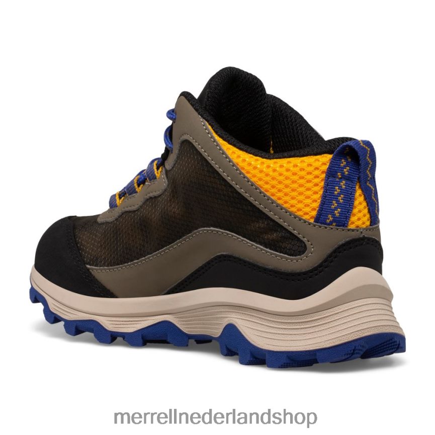 Merrell kinderen 4FFP6T1381 moab speed mid waterdicht (mk266263) schoenen kobalt/goud