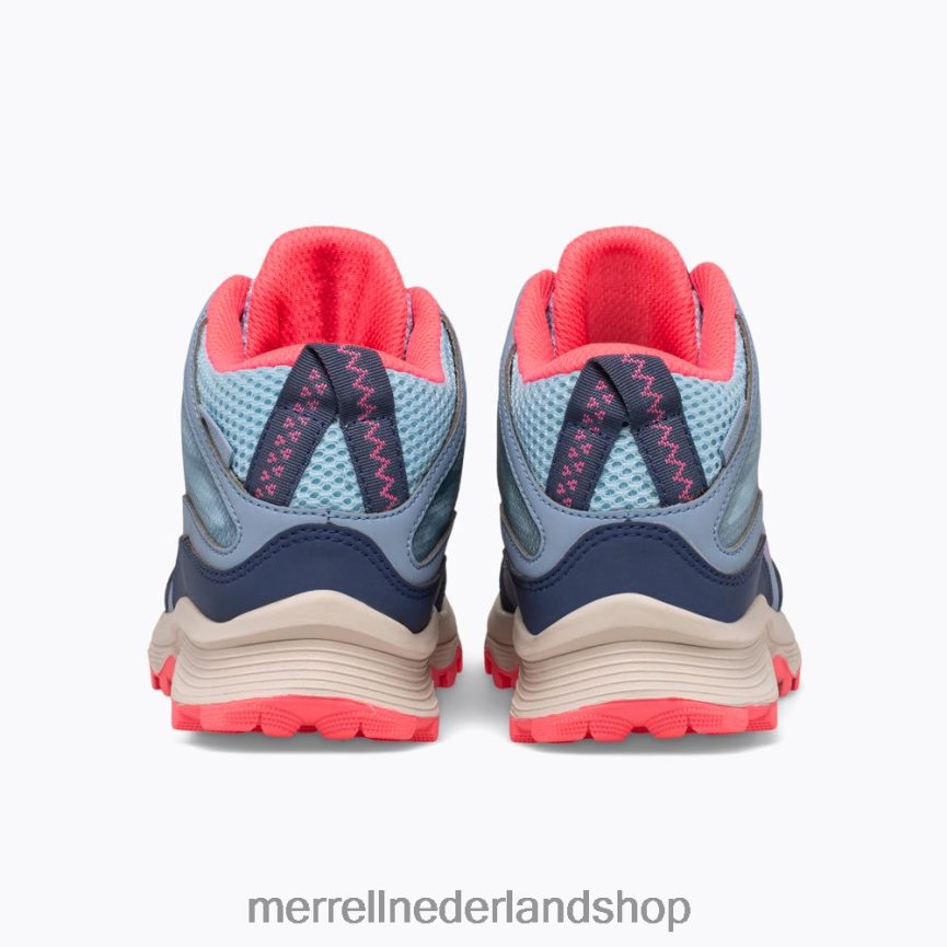 Merrell kinderen 4FFP6T1382 moab speed mid waterdicht (mk165213) schoenen stoffig blauw/koraal