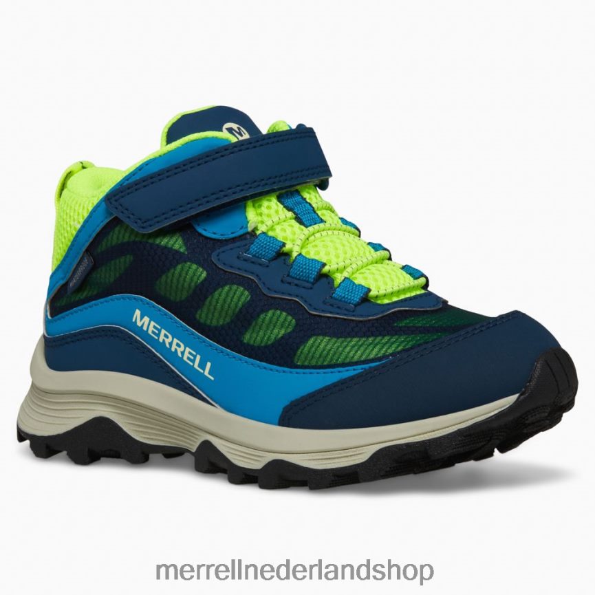 Merrell kinderen 4FFP6T1384 moab speed mid a/c waterdicht (mk267121) schoenen marine/hi nl