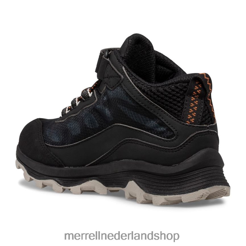 Merrell kinderen 4FFP6T1385 moab speed mid a/c waterdicht (mk265951) schoenen zwart