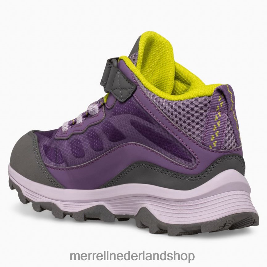Merrell kinderen 4FFP6T1386 moab speed mid a/c waterdicht (mk166276) schoenen druif cadet