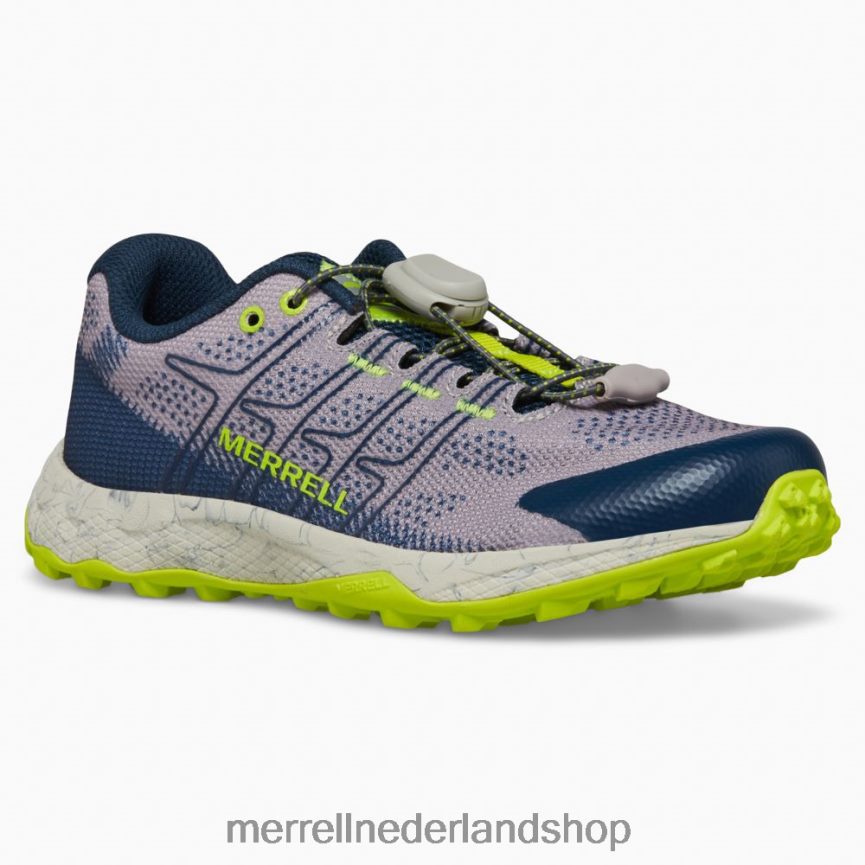 Merrell kinderen 4FFP6T1388 moab vlucht lage airconditioning (mk266772) schoenen grijs/marineblauw/citroen