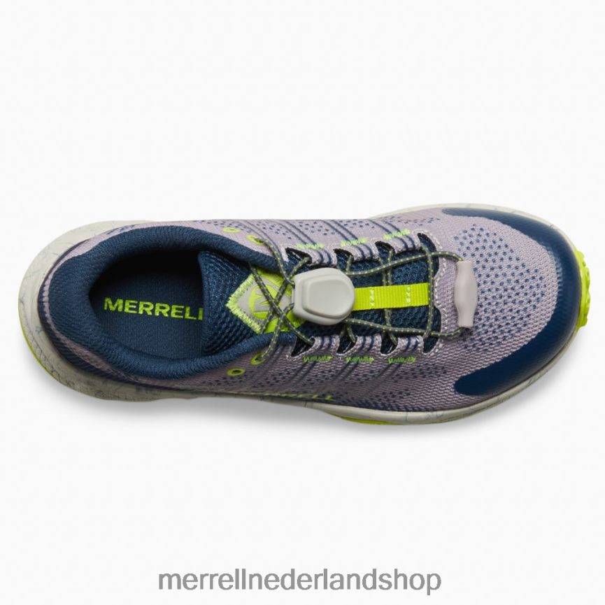 Merrell kinderen 4FFP6T1388 moab vlucht lage airconditioning (mk266772) schoenen grijs/marineblauw/citroen