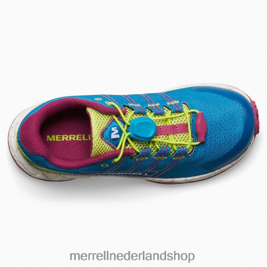 Merrell kinderen 4FFP6T1389 moab vlucht lage airconditioning (mk167108) schoenen groenblauw/limoen/fuchsia